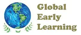 A picture of the globe with the words " global early learning ".